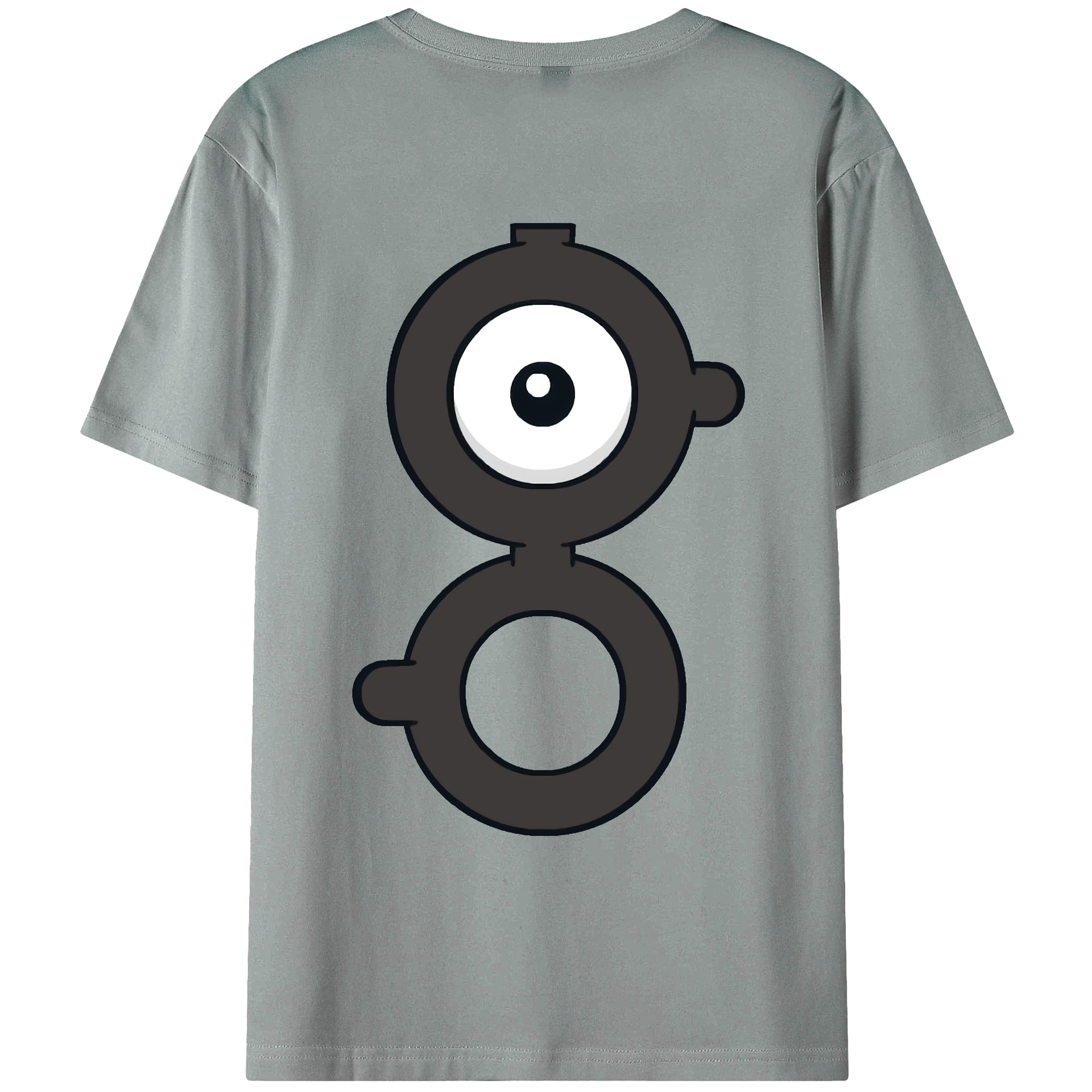 （画像用） ポケットモンスター Pokémon 綿100％ メンズ半袖Tシャツ（バックプリント） 通気性